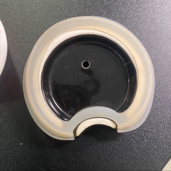 "Fries Before Guys" Travel Mug Porcelain BFF Tumbler Cup with Lid - Picture 8 of 10